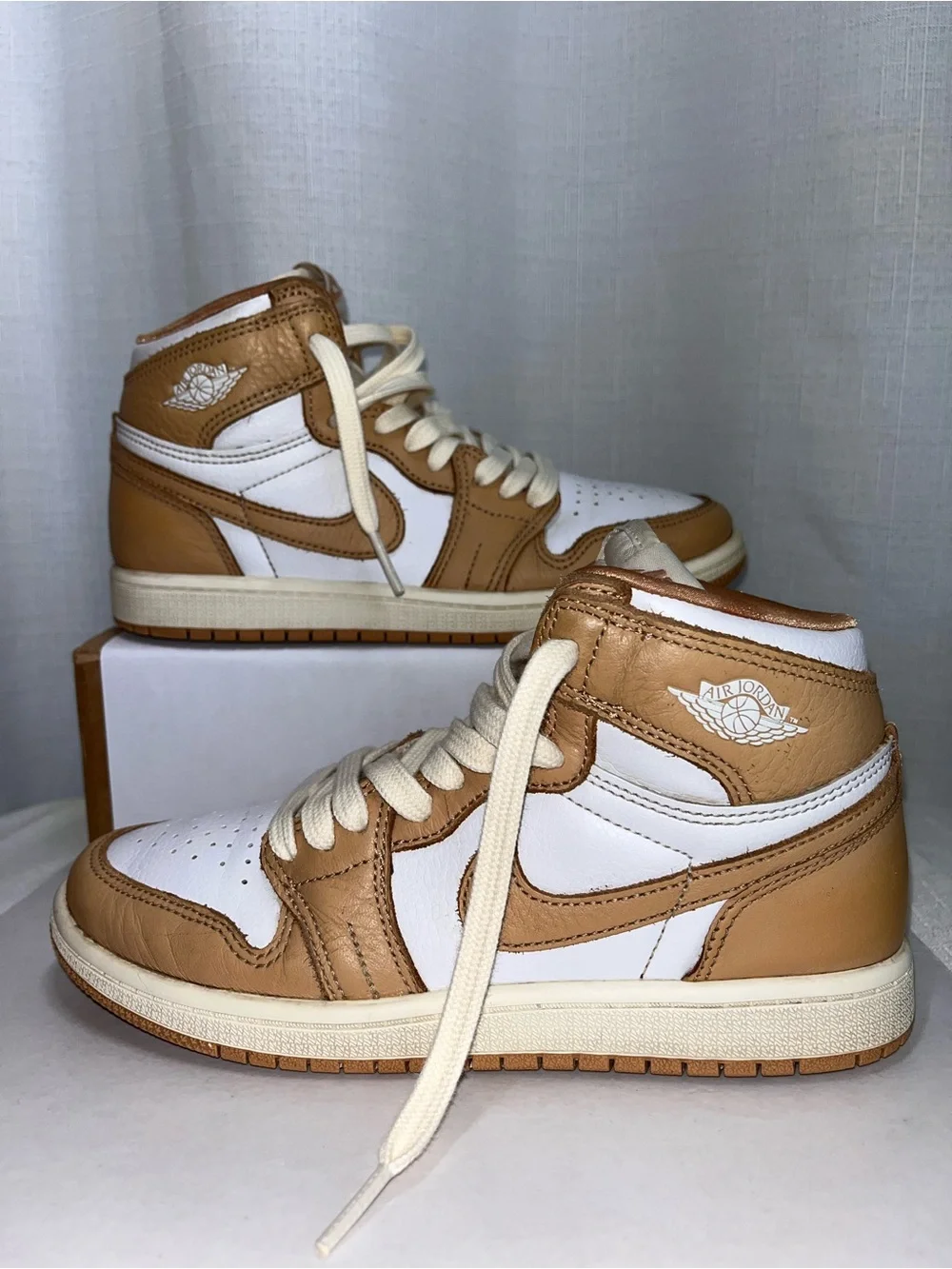 Nike Air Jordan 1 Retro High OG Latte Praline White Sail GS 3Y Youth FN6621-201